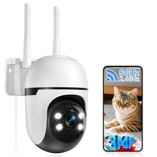 【2025新登場・5G/2.4G WiFi対応・360°自動追尾】JUFLSKY 防犯カメラ 屋外...