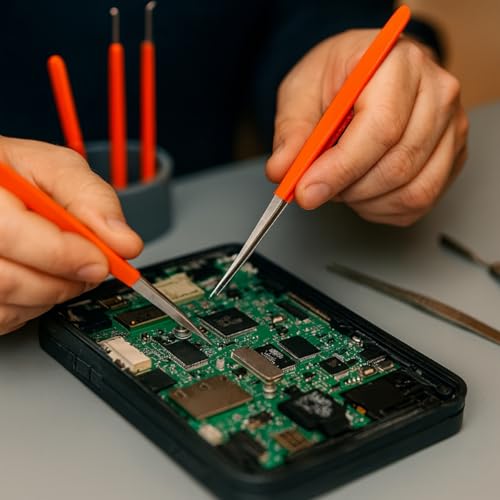 7’li Profesyonel Cımbız Seti – Hassas İşler, Elektronik, Model ve Güzellik Kullanımı İçin