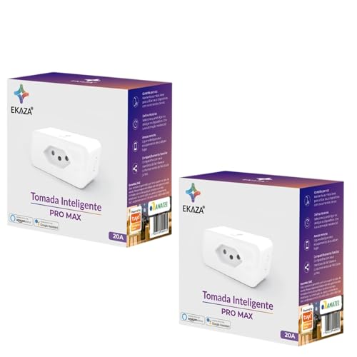 Combo de Automação Power - 2 tomadas inteligentes de 20A Ekaza mo...