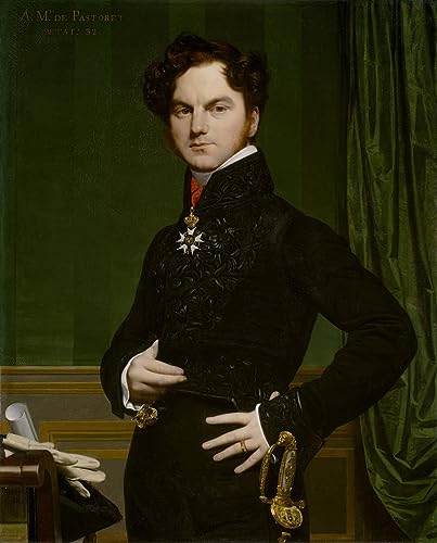 Peinture sur Toile Ingres 60x90cm pour Rénover un Mur Vide de Chambre à Coucher