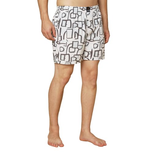 Image of Urban Scottish Ultra-Comfortable Men's Boxer Pants (Pack of 5) - 100% Cotton Material with A Stylish Print - Soft and Stretchy Elastic Waist Band - Dynamic Movement and Hardwearing Stitching