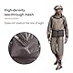 Moskito Anzug, Insektenjacke Mesh Kapuzenanzüge Mückenanzug, Ultraleicht Mesh Hooded Bug Jacke für Männer Frauen Wandern Angeln Camping