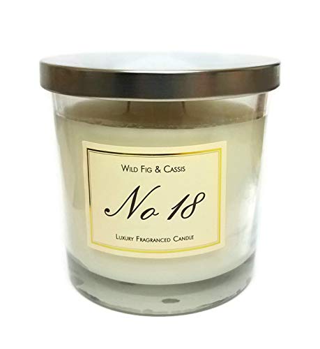 Aldi No 18 Wild Fig & Cassis Fragranced Candle | 1 x 290g | 2 Wicks
