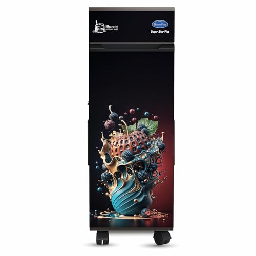 Image of Lucky Mycrofine Super Star Plus BlackBerry Atta Chakki Machine with SS Rotter Cutter | 7to8 kg Capacity | Fully Automatic Domestic Flour Mill Made in India | Chamber auto-Clean System | 0.75 Units /Hr