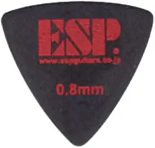 PD-PS10/BK/ESP/イーエスピー/トライアングル型/ポリアセタール/0.8mm/滑り止めロゴ/ブラック【10枚セット価格】