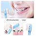 Ceonam 4 Pack End Tuft Toothbrush, Small Head Single Tuft Orthodontic Toothbrush for Wisdom Teeth, Soft Trim Compact Interdental Brush