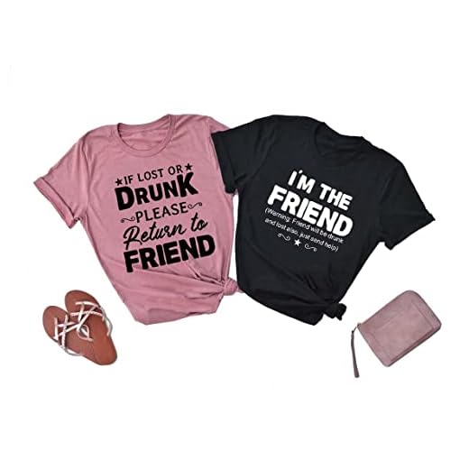 If Lost Or Drunk Please Return to Friend T-Shirt,Best Friend Matching Shirts(Shirts are Sold Separately)