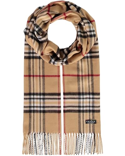 Écharpe de marque FRAAS Cashmink à carreaux le cadeau idéal automne hiver mixte