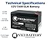 Vici Battery VB7-12 - 12V 7AH Replacement Battery for B B Battery BP7-12 Brand Product