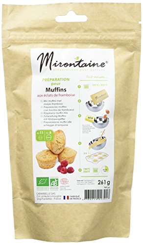 MIRONTAINE Préparation Bio Muffins aux Eclats de Framboise 261 g Cover
