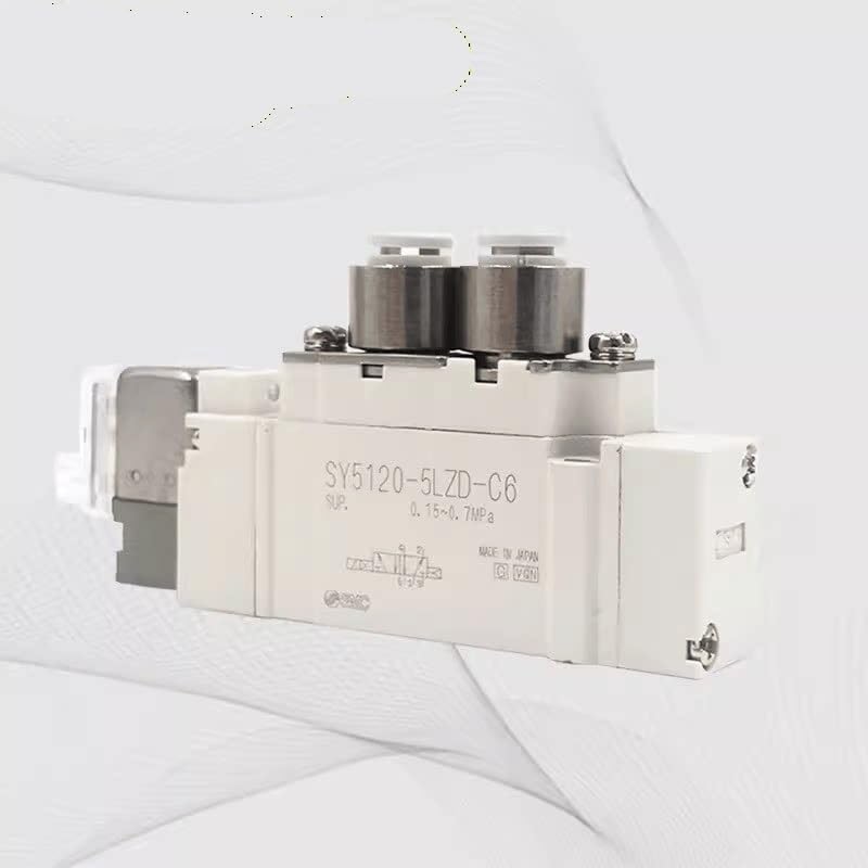 5-Port Solenoid Valve SY7120/SY7220/SY7320 Series, 5LZD/DZD/DZ, Port Sizes 01/02/C4/C6/C8/M5(SY7420-5DZ-C10)