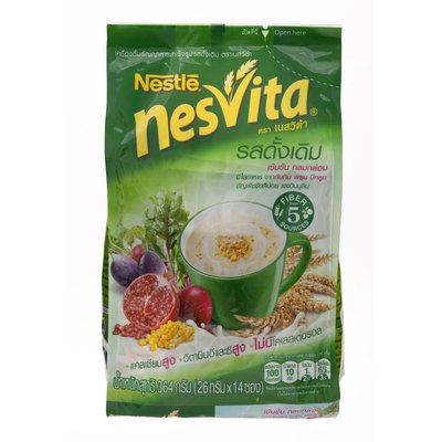 NESVITA INSTANT CEREAL ORIGINAL FIBER 26 G. (Pack 14sachets)