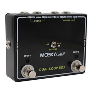 [SEAMLESS EFFECTS SWITCHING] This pedal makes it easy to switch between two loop channels, providing musicians with a hassle-free way to enhance their sound. [FOOT SWITCH ] The straightforward AB foot switch design enables effortless toggling between...