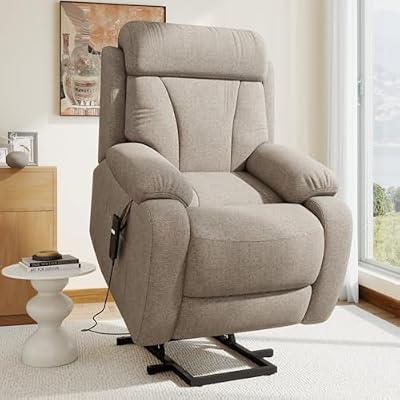 Power Lift Recliner for Elderly, Adjustable, Side Pocket