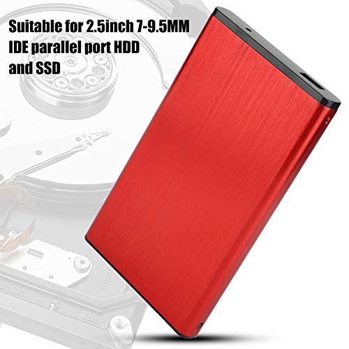 Equipado com indicador LED, gabinete do disco rígido, com cabo USB, gabinete do disco rígido, liga d