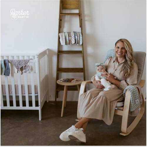 Image of Parker Baby Soft & Durable Fitted Baby Crib Sheets | Snug Fit for Standard Crib Mattresses | Machine Washable, Fade-Resistant & Modern Nursery Designs
