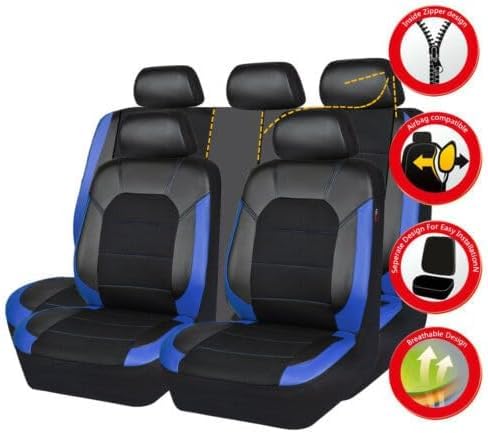 Fundas Stepway 2012-2025 Fundas De Asiento Para Dacia Sandero Stepway 2012-2025 - 9 Piezas Fundas Asientos Coche Universales
