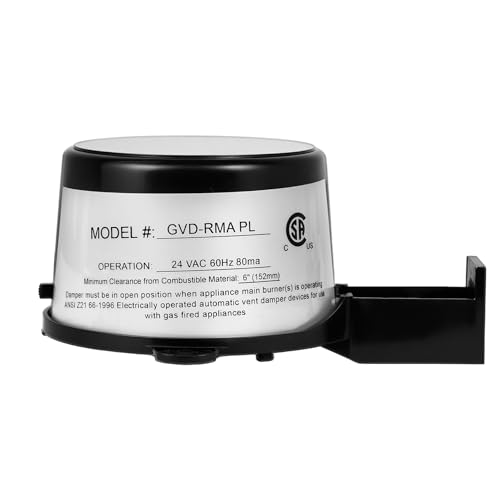 New Upgrade GVD-RMA PL Vent Damper Motor Compatible with Field Controls 46491600, 381-800-476, GVD-RMA PL Vent Damper Motor Replaces GVD-5 / GVD-6 Model Dampers