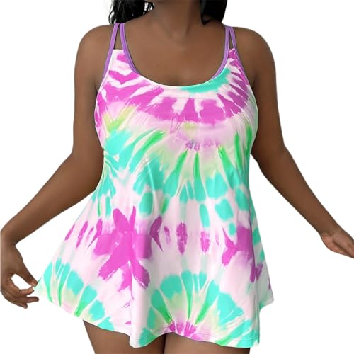 Maillot de bain grande taille pour femme avec imprimé batik coloré