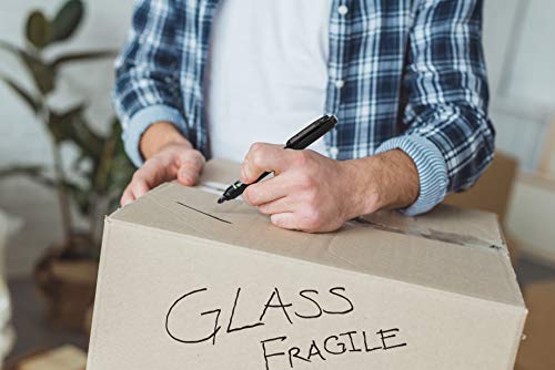 Pentel Handy-Line S Retractable And Refillable Permanent Marker, Chisel Tip, Blue Barrel, Blue Ink, Box Of 12 (Nxs15-C) #TOP4