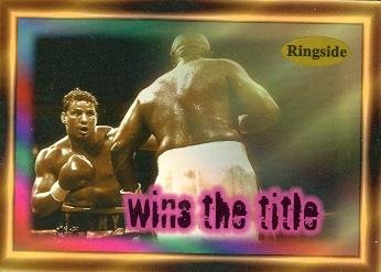 Autograph Warehouse 84390 Tommy Morrison Vs. George Foreman Card Boxing 1996 Ringside Fight No .F5
