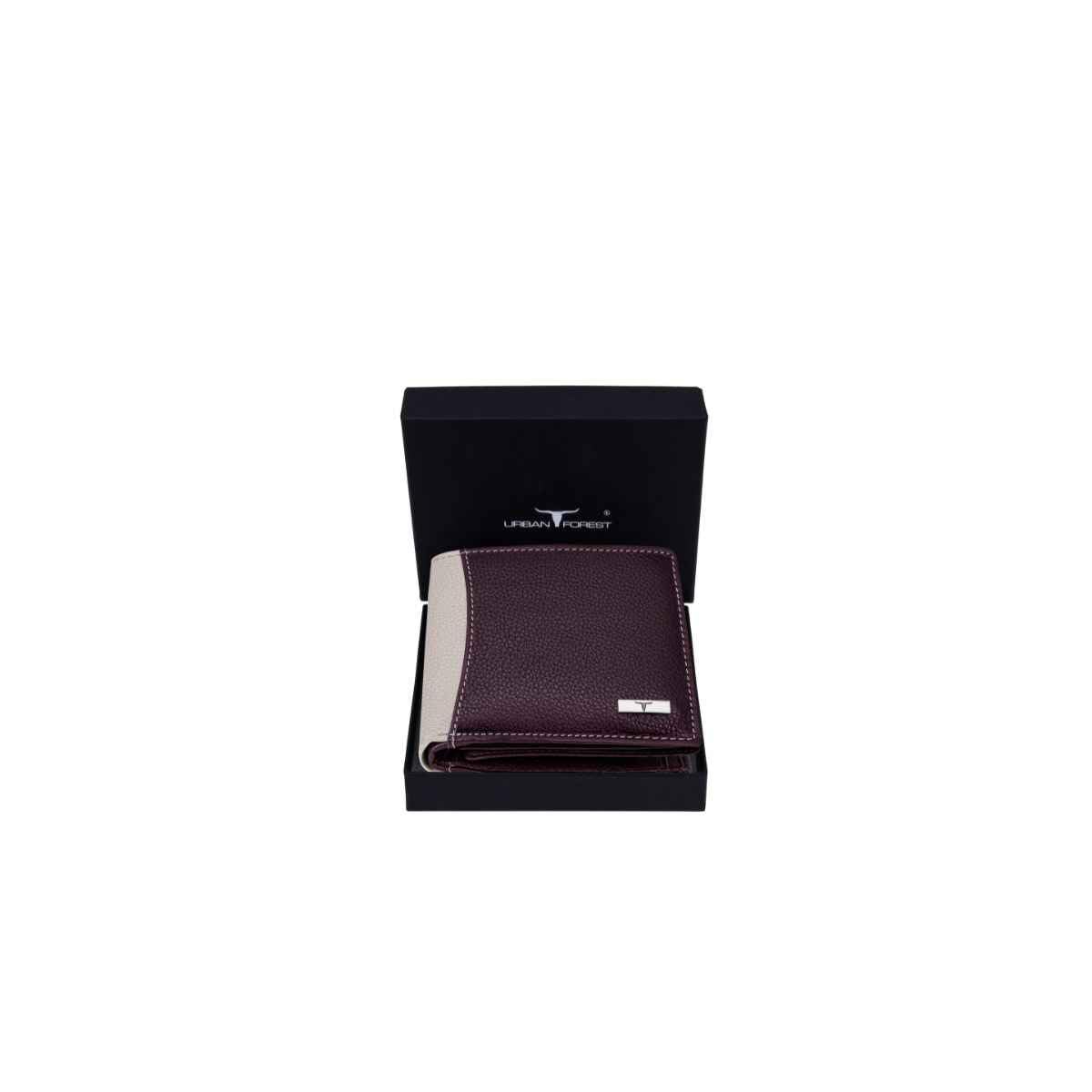 URBAN FOREST Ontario Brown/Sand Leather Wallet for Men