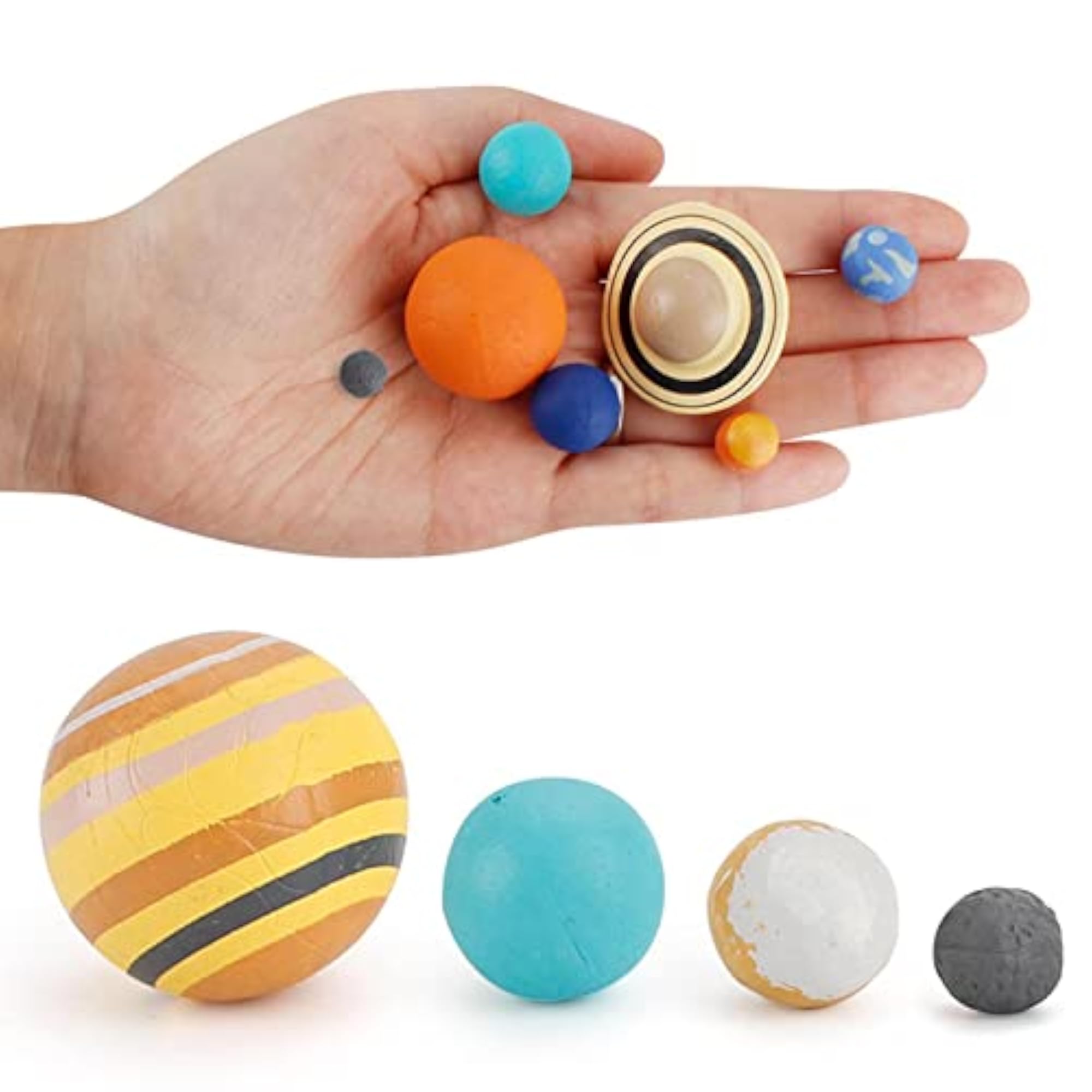 9Pcs Colorful Early Education Soft Planet Ball Set