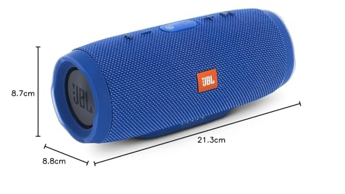 Image of JBL Charge 3 JBLCHARGE3 Powerful Portable Speaker with Built-in Powerbank (Blue)