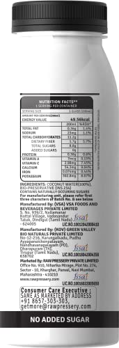 Image of Raw Pressery Coconut Water (12 x 200ML) - No Added Sugar, Not from Concentrate