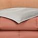 Modern Threads Down Alternative Reversible Comforter Orange Rust/Beige Queen