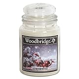 Woodbridge Duftkerze im Glas Groß | Kerze im Glas | Tis the Season (565g) | Duftkerze Winter | Duftkerze Fruchtig | Duftkerze mit langer Brenndauer (130h)
