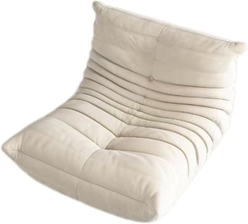 AZIEBAY ビーンバッグチェア，キャタピラーレイジーソファは、バルコニーのリビングルームの畳で横になって眠ることができますレジャ