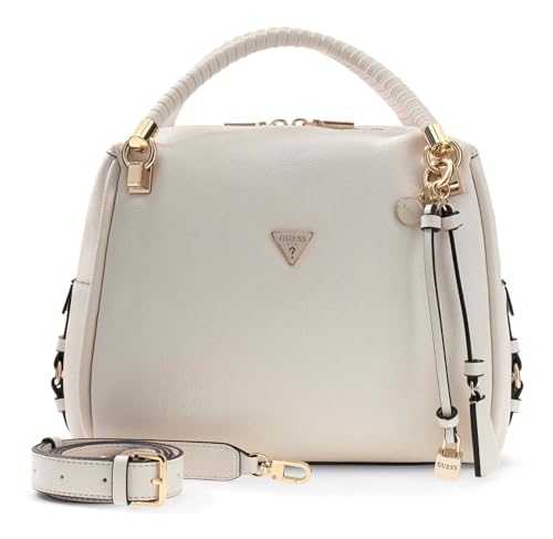 Sac à épaule GUESS Danya Satchel Cream White écru pour femme chic