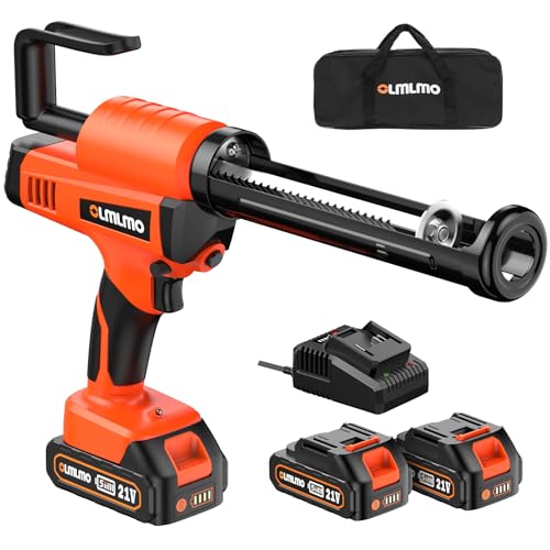 Pistolet à Cartouche Sans Fil 20v - Pistolet à Mastic, Pistolet à Calfeutrer Électrique De 10 Oz/300 Ml Avec 2 X 2.0Ah Batterie et Chargeur, Pistolet à Calfeutrer Pour Calfeutrer, Remplir, Scellage