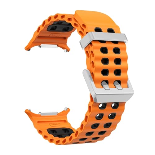 Bracelet sans espace sport bicolore pour Galaxy 7 Ultra silicone