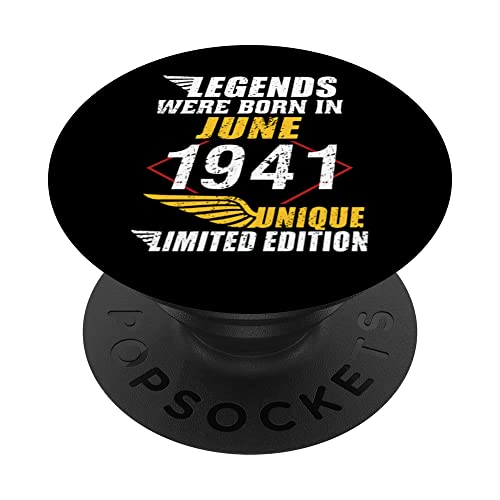 Cumpleaños Junio 1941 Edición Limitada Regalo Legend June PopSockets PopGrip Intercambiable