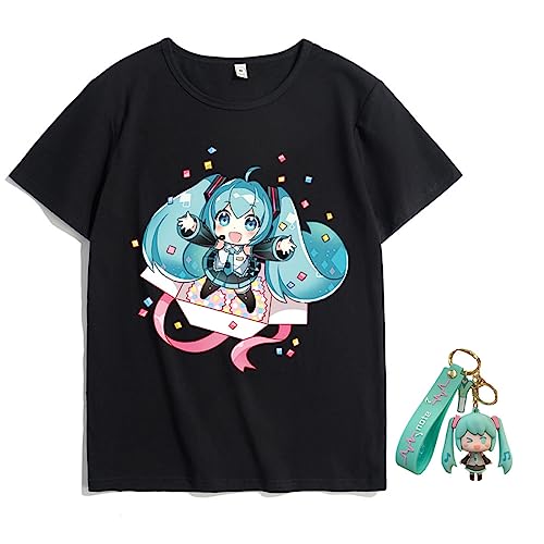 Adult Anime Shirt Summer Fashion Versatile Anime Pattern Printed T-Shirt