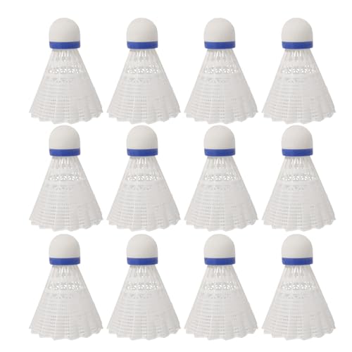 Badminton - Shuttlecock Lightweight Badminton 12 Pack | BadMintons Best Play Instrument | Shuttlecocks | Best for Indoor Outdoor Sports Playing | Sports Activities Best Instrument for e.g