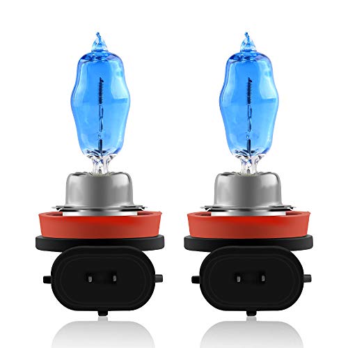 2 piezas H11 100W bombillas halógenas de faros xenón blanco 6000K 12V Auto luces antiniebla del coche DRL