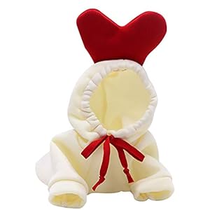 for Dogs Casual Dog Clothing Warm Jacket Coat Clothes Pet Clothes Dog Apparel for Large Dogs (White, M)