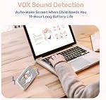 Smart WiFi Baby Monitor with 2 Cameras,Video Baby Camera with 360° View, 4" IPS Screen, Night Vision, app & Monitor Control, Motion&cry Detection,Two Way Talk,Lullaby,Temperature Sensor