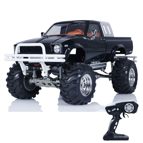 Image of 1 /10 4 * 4 Hg RC Pickup Truck Rally Car Series Car Racing Crawler 2.4G RTR Black for Adult Hobby
