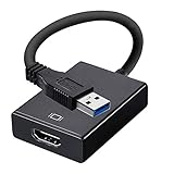 【2026年新登場】 USB HDMI 変換アダプタ USB3.0 5Gbps高速 1080P対応 USB HDMI ケーブル 音声同時出力 ドライバー内蔵 使用簡単 HDMI 変換 USB アダプタ ミラーモード/拡張モード 選択可能 ディスプレイアダプタ コンパクト 安定出力 Mac OS/Windows 7/8/10/11/対応 日本語取説付