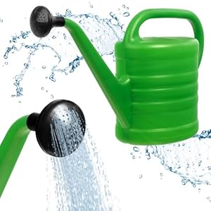 KADAX Gieter, tuingieter van kunststof voor binnen en buiten, irrigatie, bloemen, kamerplanten, tuin, huis, appartement, tuingereedschap met douche