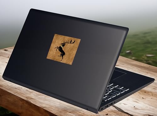 Image of Elektroplate Game of Thrones House Baratheon Dynamic Car Decal 3.5 inch | Officially Licensed - Weatherproof Automotive Grade Vinyl Sticker for Water Bottle, Laptop & More - Made in the USA