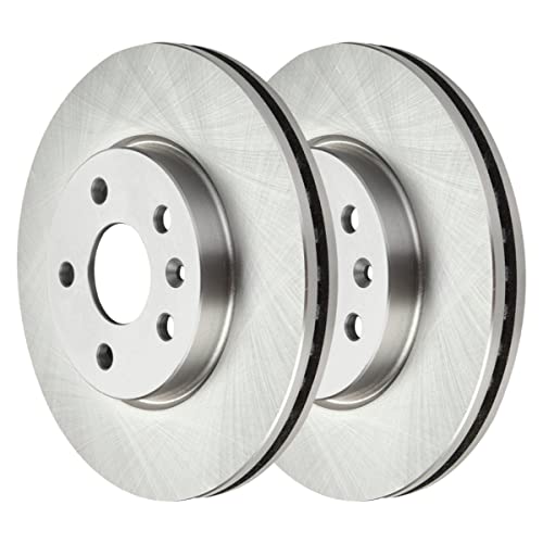 AutoShack R65187PR Front Brake Rotors Pair of 2 Driver and Passenger Side Replacement for Chevrolet Bolt EUV 2011-2019 Cruze 2012-2020 Sonic 2016 Cruze Limited 2016-2019 Volt 2017-2023 Bolt EV FWD