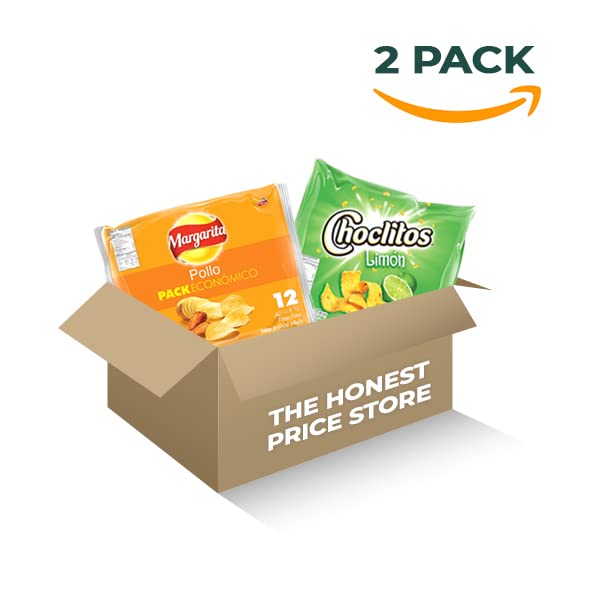 Miniatura 2 de Papas Margarita De PolloChoclitos Sabor Limon 12 Packs de 27 grs cu - Chips de Maíz Sabor Lima 12 Paquetes de 95 oz cada uno. Combo Original The