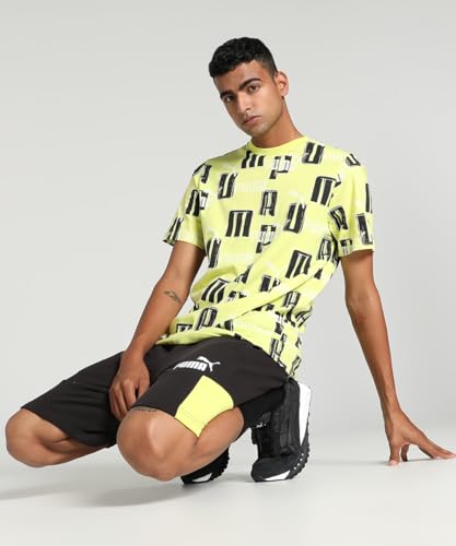 Image of Puma Men's Polyester Regular Fit T-Shirt