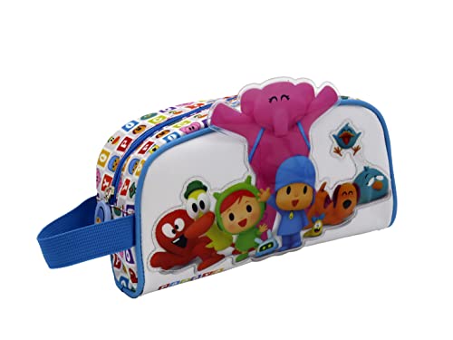 CyP Brands - Pocoyó, Neceser, Estuche, Bolsa de Aseo, Portatodo, Multicolor, Producto Oficial
