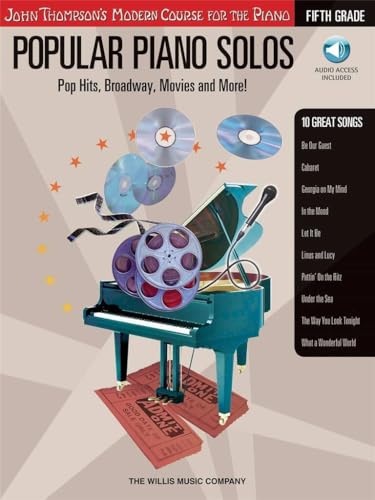 Popular Piano Solos - Grade 5 - Book/Audio: Pop Hits, Broadway, Movies and More! John Thompson's Modern Course for the Piano Series image 5